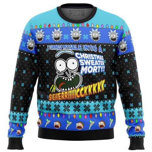 I m Sweater Rick – Rick & Morty Ugly Christmas Sweater: Fun & Festive Holiday Attire!