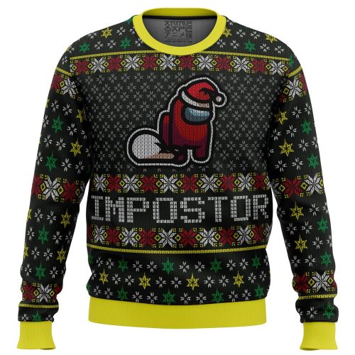 Get Festive with Impostor Among Us Ugly Christmas Sweater – Perfect Holiday Gift!