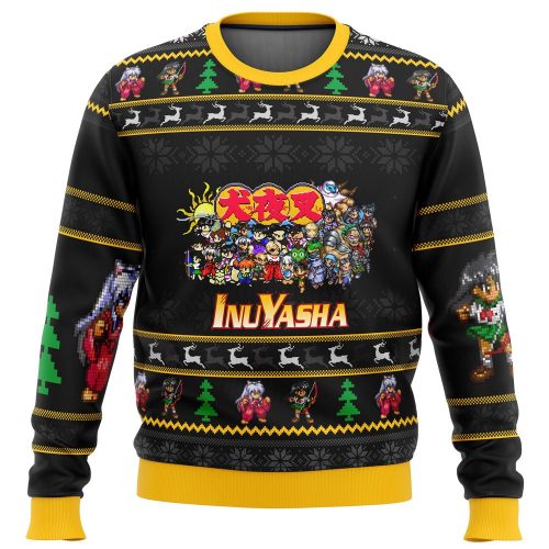 Inuyasha Sprites Ugly Christmas Sweater: Stylish Anime Festive Wear