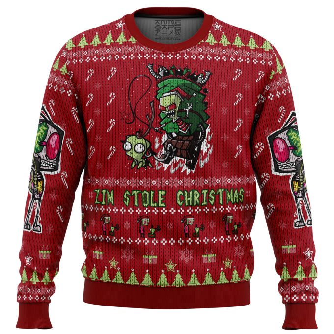 Invader Zim Doom Doom Doom Ugly Christmas Sweater – Festive & Fun Holiday Apparel