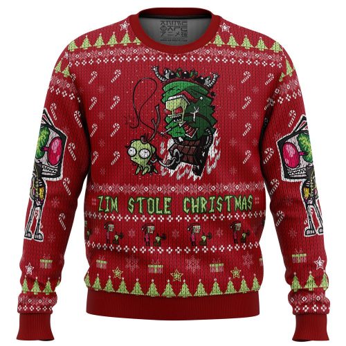 Get Festive with Invader Zim Doom Doom Doom Ugly Christmas Sweater – Perfect Holiday Attire!