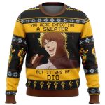 It Was Me Dio Jojo’s Bizarre Adventure Ugly Christmas Sweater – Festive Anime Apparel