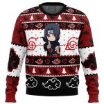Itachi Uchiha Chibi Akatsuki Naruto Ugly Christmas Sweater: Festive Anime Apparel