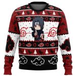 Itachi Uchiha Chibi Akatsuki Naruto Ugly Christmas Sweater – Festive Anime Apparel