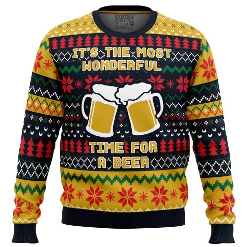 Get Festive with the Best Beer Parody Ugly Christmas Sweater – The Perfect Holiday Attire!