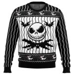 Spooktacular Jack Skellington Ugly Christmas Sweater – The Nightmare Before Christmas