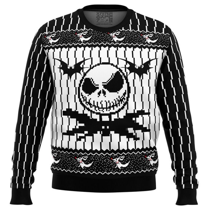 Spooktacular Jack Skellington Ugly Christmas Sweater – The Nightmare Before Christmas