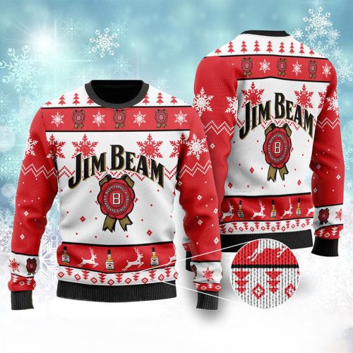 Get Festive with the Jim Beam Christmas Sweater – Perfect Holiday Apparel!
