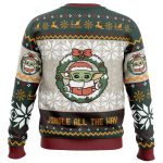 Jingle All The Way Mandalorian Star Wars Ugly Christmas Sweater – Festive and Fun Holiday Apparel
