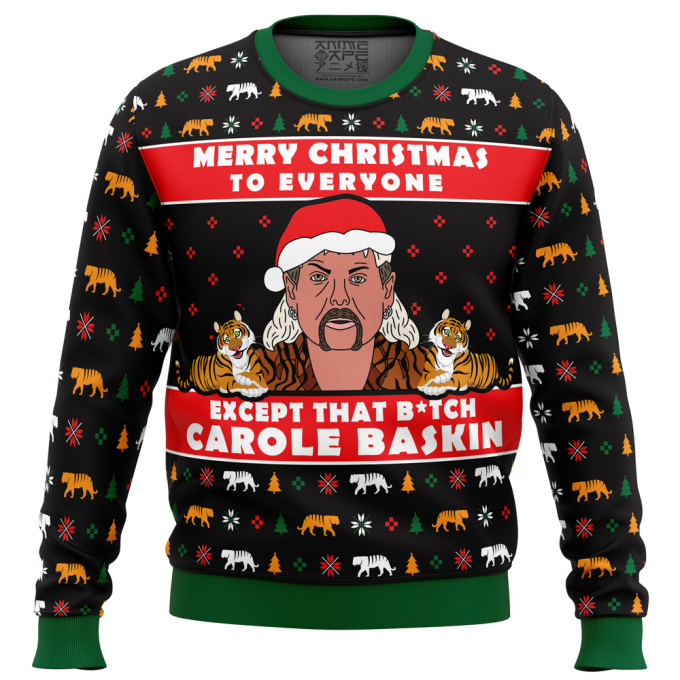 Get Wild this Christmas with Joe Exotic Tiger King Ugly Sweater