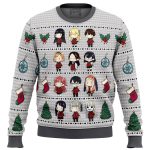 Kakegurui Chibi Gamblers Ugly Christmas Sweater: Festive Anime Fashion for the Holidays!
