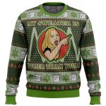 Karen Yelling at Grumpy Cat Ugly Christmas Sweater – Hilarious Meme Design for Festive Fun!
