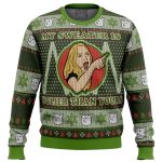 Karen Yelling at Grumpy Cat: Ugly Christmas Sweater – Hilarious Festive Attire