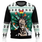 Kenpachi Zaraki Bleach Ugly Christmas Sweater: Festive Anime Gear for Fans