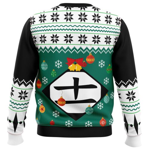 Kenpachi Zaraki Bleach Ugly Christmas Sweater: Festive Anime Gear for Fans