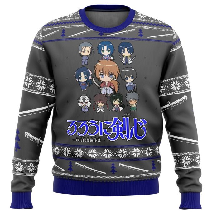 Get Festive with Kenshin Sprites Ugly Christmas Sweater – Unique and Stylish Holiday Attire!