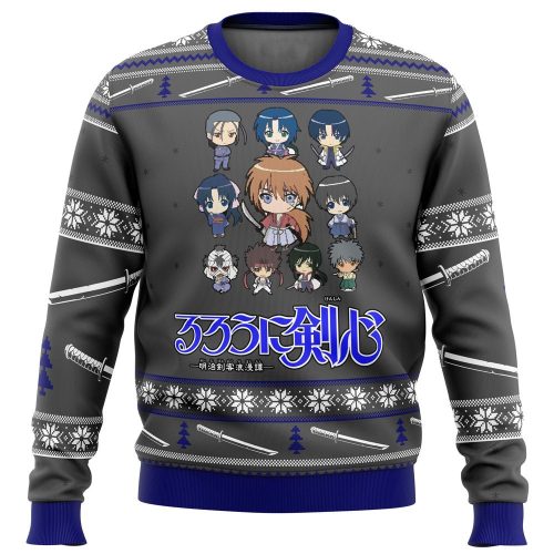 Get Festive with Kenshin Sprites Ugly Christmas Sweater – Unique and Stylish Holiday Attire!