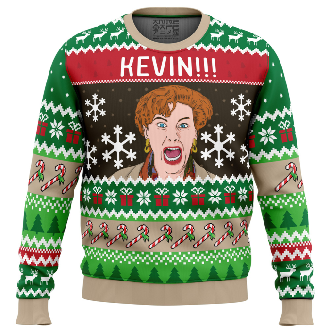 Get Festive with Kevin!!! Home Alone Ugly Christmas Sweater – Perfect Holiday Apparel