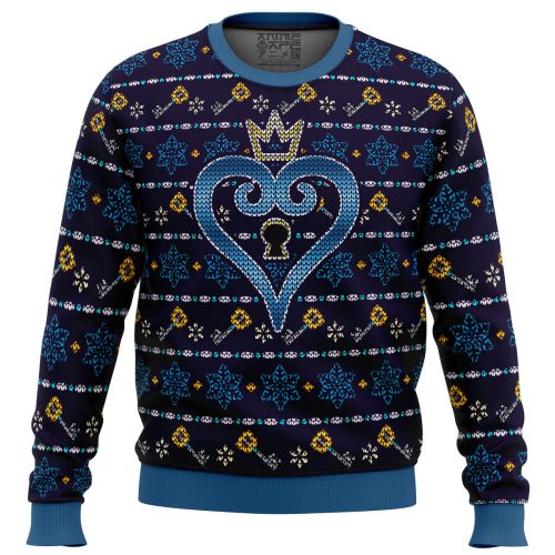 Kingdom Hearts Ugly Christmas Sweater: Keyblade Sora Design - Festive & Fun!