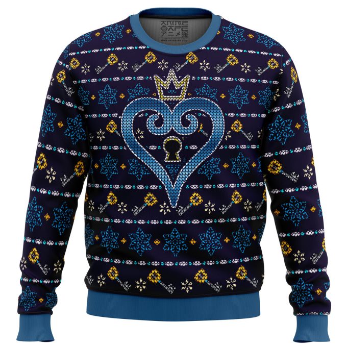 Kingdom Hearts Ugly Christmas Sweater: Keyblade Sora Design – Festive & Fun!