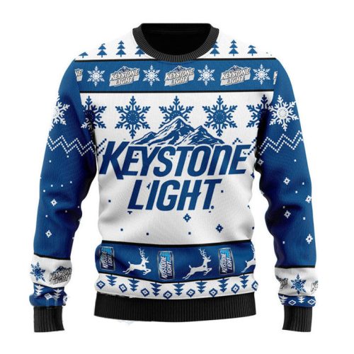 Get Festive with Keystone Light Christmas Sweater – Perfect Holiday Attire!