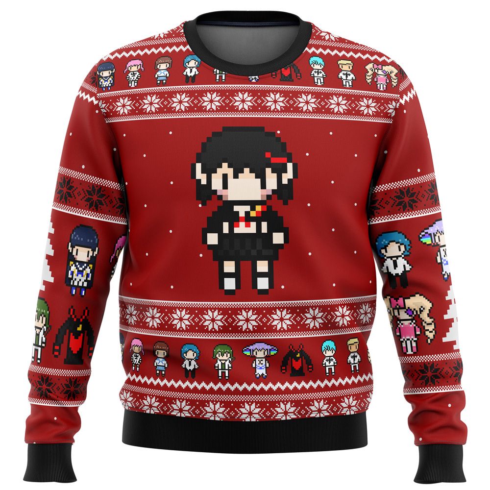 Get Festive with Kill La Kill Ugly Christmas Sweater – Unique Anime Sprites Design Get Festive with Kill La Kill Ugly Christmas Sweater – Unique Anime Sprites Design