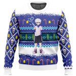 Get Festive with Killua Zoldyck Hunter X Hunter Ugly Christmas Sweater – Perfect Holiday Apparel!