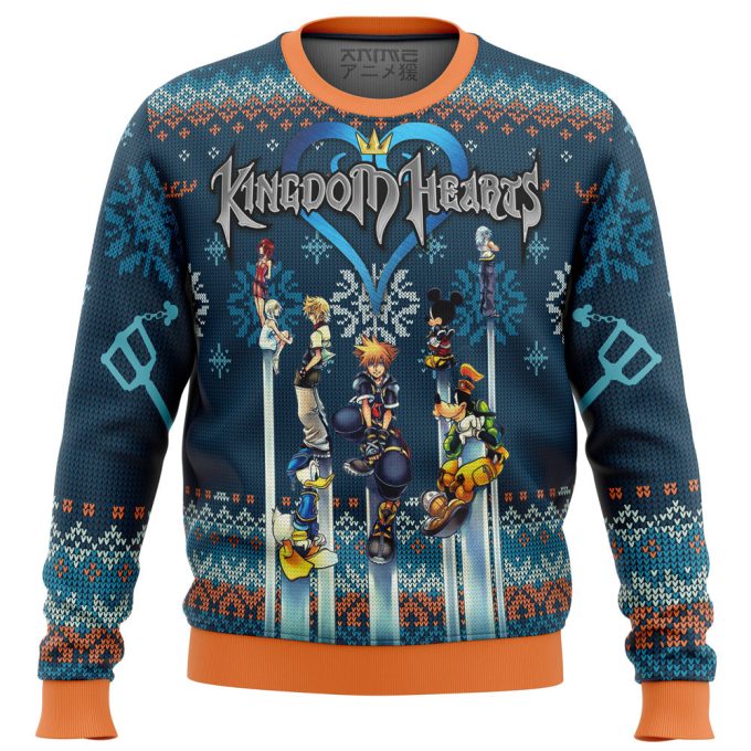 Get Festive with Kingdom Hearts Alt Ugly Christmas Sweater – Perfect Holiday Attire!