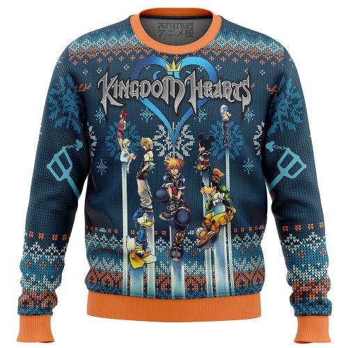 Get Festive with the Kingdom Hearts Alt Ugly Christmas Sweater - Limited Edition