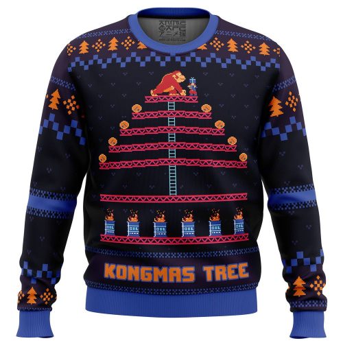 Get Festive with the Kongmas Tree King Kong Ugly Christmas Sweater