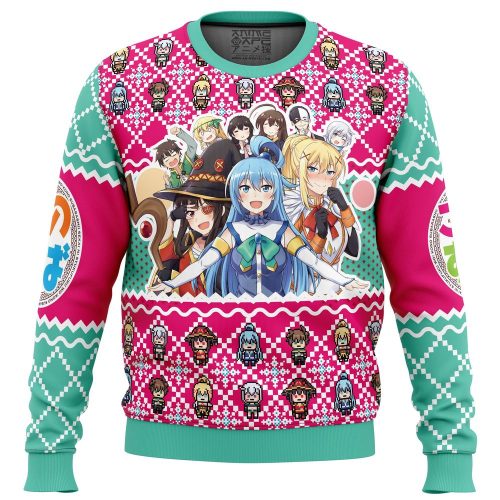Get Festive with KonoSuba Ugly Christmas Sweater - Limited Stock!