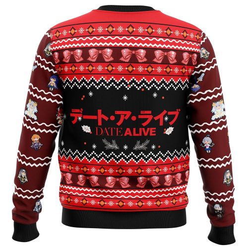 Get Festive with Kurumi Tokisaki Date A Live Ugly Christmas Sweater – Perfect Holiday Attire!