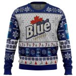 Get Festive with Labatt Blue Ugly Christmas Sweater – Perfect Holiday Attire for Beer Lovers!