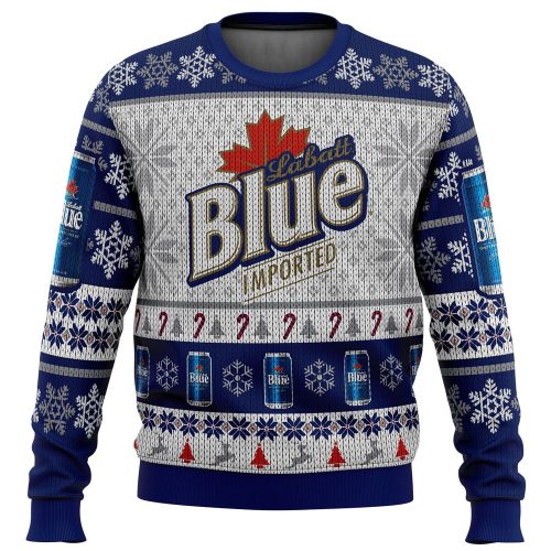 Get Festive with Labatt Blue Ugly Christmas Sweater – Perfect Holiday Attire!