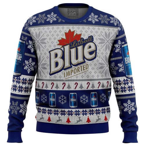 Get Festive with Labatt Blue Ugly Christmas Sweater – Perfect Holiday Attire for Beer Lovers!