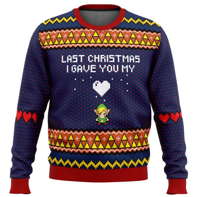 Get Festive with Last Christmas Zelda Ugly Sweater – Perfect Gift!