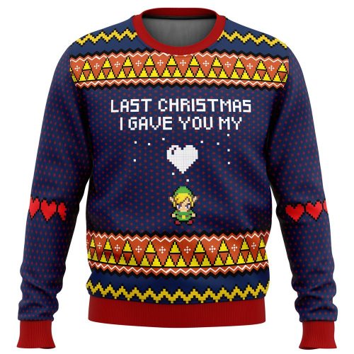 Get Festive with Last Christmas Zelda Ugly Sweater – Perfect Gift!