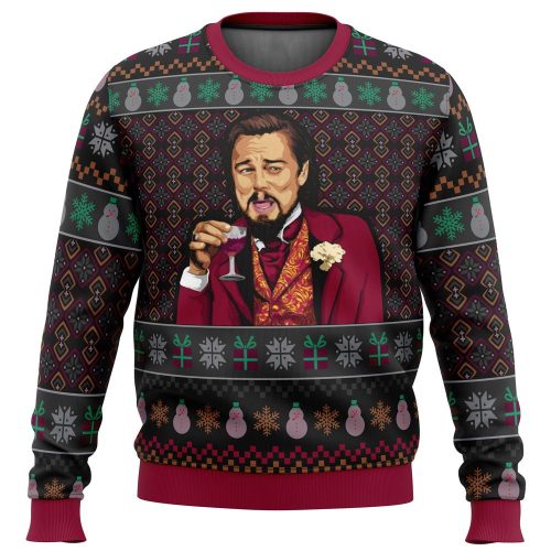 Get Festive with the Laughing Leo DiCaprio Ugly Christmas Sweater