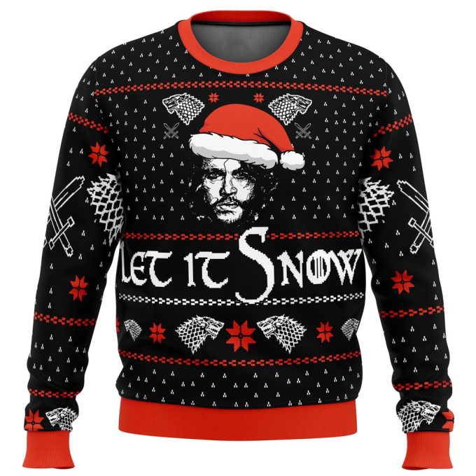 Get Festive with Let it Snow Jon Game of Thrones Ugly Christmas Sweater