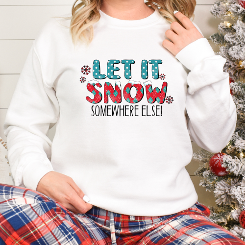 Stay Festive with our Let It Snow Somewhere Else! Ugly Christmas Sweater
