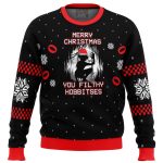 Get Festive with Lord of the Rings Ugly Christmas Sweater – Perfect for Hobbit Fans!