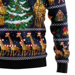 Spread Holiday Cheer with Love Giraffe Ugly Christmas Sweater – Xmas Ugly Sweater