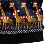 Spread Holiday Cheer with Love Giraffe Ugly Christmas Sweater – Xmas Ugly Sweater