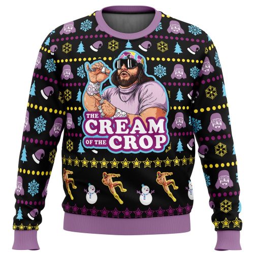 Macho Man Ugly Christmas Sweater: The Cream of the Crop Pro Wrestling Holiday Attire