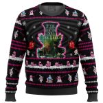 Mad Hatter Alice in Wonderland Ugly Christmas Sweater: Festive & Quirky Attire
