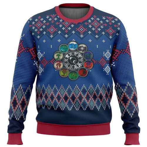 Get Festive with Magic the Gathering Ravnica Ugly Christmas Sweater – Limited Edition Holiday Apparel