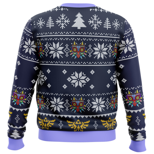 Get Festive with Majora s Mask Ugly Christmas Sweater – Legend of Zelda Holiday Apparel