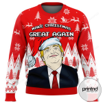Revive Christmas Spirit: Get the Best Make Christmas Great Again Premium Ugly Sweater