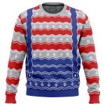 Get Festive with Manabu Tomodachi Game Ugly Christmas Sweater – Perfect for Holiday Fun!