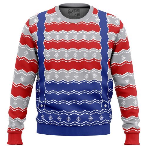 Get Festive with Manabu Tomodachi Game Ugly Christmas Sweater – Perfect for Holiday Fun!